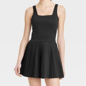 NWT All In Motion Pleated Active Dress Black Small